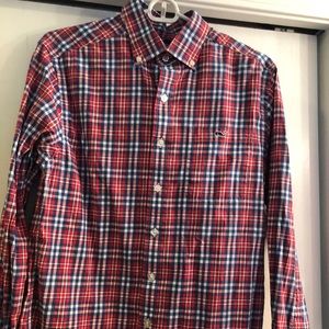 Vineyard Vines plaid button down Slim fit Tucker